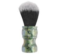 Men's Shaving Brush with Resin Handle, Barber Beard Shave Tool for Soft Lather and Cream Bubbling, Synthetic Bristle Shave Brush for Face Hair, Gentle on Skin