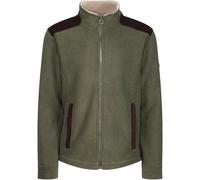 Mens Sherpa lined Fleece Jacket TRF666 - Dark Khaki - 3XL
