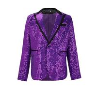 Men's Shiny Sequin Blazer, Gold Sparkle Suit Jacket, Slim Fit Tuxedo for Wedding, Festive Party Blazer, Glittering Disco Coat, Men's Fashion Prom Wear, Eye-Catching Event Blazer