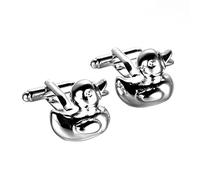 Men's Shirt Cuff links Conch Snail Shape cufflinks Silvery Duck