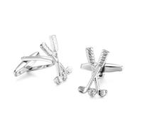 Men's Shirt Cufflinks Copper Material Golf Chess Ship Rudder Anchor Playing Card Design Cuffbutton For Wedding, Banquet, Ceremony(Color 6)