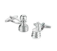 Men's Shirt Cufflinks Copper Material Golf Chess Ship Rudder Anchor Playing Card Design Cuffbutton For Wedding, Banquet, Ceremony(Color 14)
