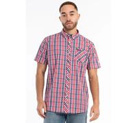 Lonsdale Brixworth Short Sleeve Shirt Red L Men