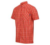Men's Shirt Regatta Kalambo VII Short Sleeve Button up in Orange