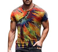 Mens Shirt Short Sleeve Mens Summer Shirts Long Sleeve Short Shirts with Double Chest Pockets Top for Long Lasting Comfort Sewing Patterns UK Non Iron Men Gift for Men (Multicolor,XL)