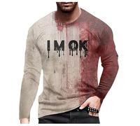 Men's Shirts Mens Formal Shirts Patterned Mens t-Shirts Graphic Music Long Sleeve Tops Henley t Shirt Long Sleeve Oversized Jersey t Shirt Suit 16 Neck Cufflink Slim