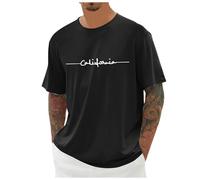 Mens Shirts Non Iron Plain Men's Long Sleeve Regular Fit Stretch Dress Business Formal Shirt Casual Sport Shirt Basic Regular Fit Tennis Shirt Summer Tshirts Blouse (Black,L)