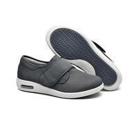 Men's Shoes for Orthopedic,Lightweight Breathable Elderly Shoes,Wide Width Adjustable Walking Shoes for Elderly Edema Swollen Feet Memory Foam（A17945）