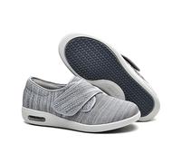 Men's Shoes for Orthopedic,Lightweight Breathable Elderly Shoes,Wide Width Adjustable Walking Shoes for Elderly Edema Swollen Feet Memory Foam（A17917）