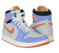 Nike Men's Air Jordan 1 Zoom CMFT 2 Sneaker, Sail/Royal Pulse/Light Silver/Alpha Orange, 10 UK