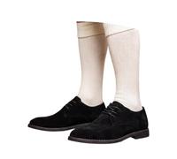 Men's Shoes Low Heels Square Pointed Toe Lace-up All Seasons Comfortable Loafers Man Tendanc Solid Color for Beer Festival Walking Sports, Black, 7 UK