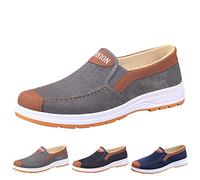 Mens Shoes Size 7 Men Trainers Slip On Canvas Pumps Low-Top Sneakers Casual Flat Gym Shoe Casual Canvas Sneaker Black