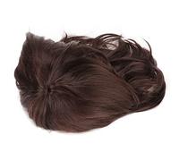 Men's Short Brown Straight Wig with Breathable Inner Mesh Soft Deform for Daily Wear Cosplay and Party Use