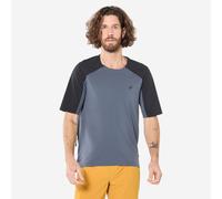 Men's Short-sleeve Cargo Cycling Jersey - Grey / Black