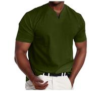 Mens Short Sleeve Crew Neck Gym T Shirt Running Tops Mens Breathable Moisture Wicking Active Workout Shirts Mens White tee Shirts Heavy Weight Tank top for Men Black Sale (Green, XXXXXL)