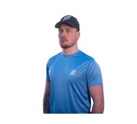Men's Short Sleeve Gym T-Shirt | Active Fitness Top for Bodybuilding and Muscle Training Sky Blue