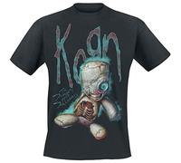 Men's Short Sleeve Shirt New Doll Korn Personality T-Shirt Shirt Black