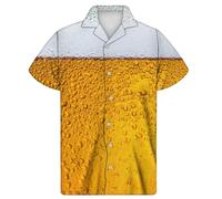 Men's Short Sleeve Shirt Summer Button Down Casual Shirts Original Office Beach Regular Fit Shirt Mens Henley t Shirts Short Sleeve Mens Polo Belts Leather Mens Shaper Tank (Gold, L)