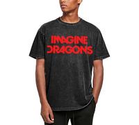 Men's Short Sleeve Summer Cotton Imagine Logo Print Tee T Shirts Crew Neck Dragons T-Shirt Tops Band Tshirt for Men Big Teen Boy Fans Merch Clothes Gift