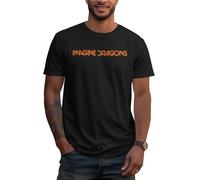 Men's Short Sleeve Summer Cotton Imagine Logo Print Tee T Shirts Crew Neck Dragons T-Shirt Tops Band Tshirt for Men Big Teen Boy Fans Merch Clothes Gift