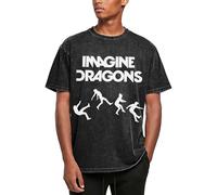 Men's Short Sleeve Summer Cotton Imagine Logo Print Tee T Shirts Crew Neck Dragons T-Shirt Tops Band Tshirt for Men Big Teen Boy Fans Merch Clothes Gift