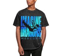 Men's Short Sleeve Summer Cotton Imagine Logo Print Tee T Shirts Crew Neck Dragons T-Shirt Tops Band Tshirt for Men Big Teen Boy Fans Merch Clothes Gift