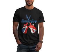 Men's Short Sleeve Summer Cotton Status Logo Print Tee T Shirts Crew Neck Quo T-Shirt Tops Band Tshirt for Men Big Teen Boy Fans Merch Clothes Gift