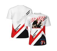Men's Short Sleeve Summer Status Logo Print Tee T Shirts Crew Neck Quo T-Shirt Tops Band Tshirt for Men Big Teen Boy Fans Merch Clothes Gift Black