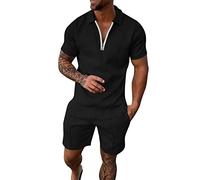 Mens Shorts and Shirt Sets Casual Tracksuit Set Loose Fitting Floral Print Men Summer Sets Button Down Henley T Shirts for Men Stretch Holiday Fashionable Set Tee Outfits 2 Piece Formal