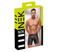 NEK Shorts Black With Red Stripes