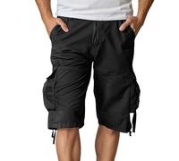 Mens Shorts Cargo Work Trousers - Sure To Create An Optimized Product Title It's To Clearly Describe The Product Include Key Features And Utilize Relevant Keywords Without Any Policies (Black 36)