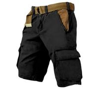 Mens Shorts Casual, Holiday Shorts for Men, Street Style Wrinkle-Resistant Multi-Pocket Functional Minimalist Stylish Personality Classic Soft Beach Outdoor Activities