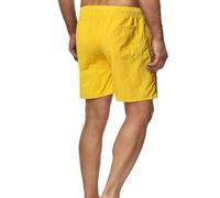 Mens Shorts Elasticated Waist Casual Running Lounge Cotton Shorts Men's Lightweight Drawstring Comfy Loose Fit Plain Summer Beach Pants