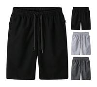 Mens Shorts Elasticated Waist Sport Shorts For Men Loose Fit Running Short
