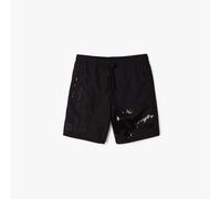 Men's Shorts Lacoste x Minecraft Nylon Bermuda Regular Fit in Black