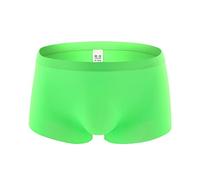 Mens Shorts - Men's Fitted Boxer Hipsters Breathable Underwear Soft Bamboo Underwear Anti Chafing Underwear Boxer Shorts for Men Underwear Trunks Green