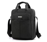 Mens Shoulder Bag 12-inch Medium-sized Crossbody Bag Top-Handle Bag Small Messenger Bag for Man Travel Shoulder Bag fit for A4 Magazine / iPad & Tablet up to 12 inch