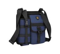 Men's Shoulder Bag Business Messenger Bag Adjustable Strap Multi-Pock, dark blue, Siehe Beschreibung, See description