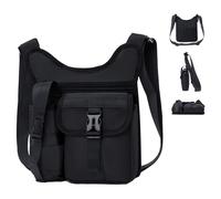 Men's Shoulder Bag,Cross Body Motorcycle Chest Bags | Compact Casual Purse for Casual Travel Hiking Sport Gym Outdoor Hiking Running Workout Work Business