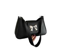 men's shoulder bags,Korean Style PU Leather Black Small Bag, Large Capacity Multiple Compartments,Vacation Daily Shopping Casual Outings