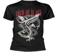 Men's Sick of It All Eagle (Black) T-Shirt Black