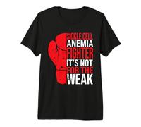 Mens Sickle Cell Anemia Awareness | Retro Fighter & Warrior Premium T-Shirt