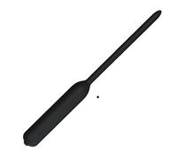 Men's Silicone Urethral Vibrator - Prostate Massager & Stimulation Rod, 10 Vibration Modes, Soft and Comfortable, Adult Pleasure Device (Black Short Version, Diameter 6.5mm)