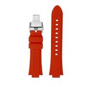 Men's silicone wristband Compatible With Casio EFR-S108D EFS-S570 ECB-10YDC watchband modified with protruding rubber watch strap