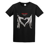 Men's Simple Minds White Men's T Shirt Fashion Casual Cool Tee Shirts Black XXL