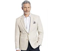 Mens Single Breasted Classic Oxford Blazer-Tailored/Full Fitting (Size: 54) (Colour: Beige)