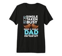 Mens Single Dad Design for Divorced Dads - Being A Single Dad Premium T-Shirt