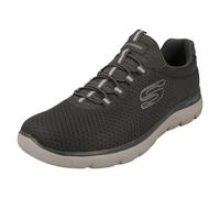 Skechers Men's Sneaker Summits 52811 - Charcoal Mesh Trim - UK 9