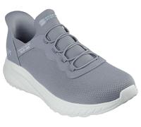 Skechers Men's BOBS Squad Chaos Daily Hype Slip-On, Gray Knit, 9.5 UK