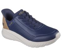 Skechers Men's Bobs Squad Chaos Heel Preferred Slip-On Sneakers, Navy Pu, 9 UK